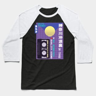 Vaporwave Aesthetic Style 80s Japan Ad Retro MC Advertising Baseball T-Shirt